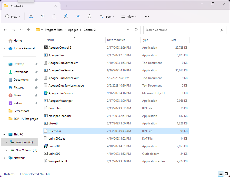 Duet 3 and Boom Audio Quality firmware update